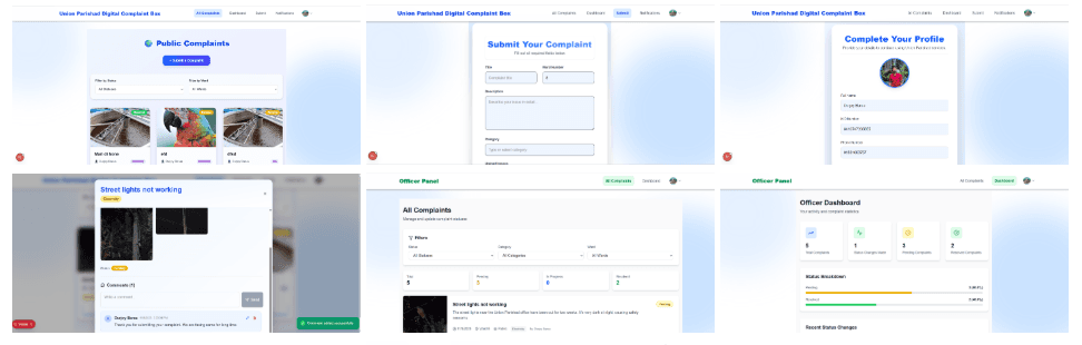 Union Parishad Digital Complaint Box